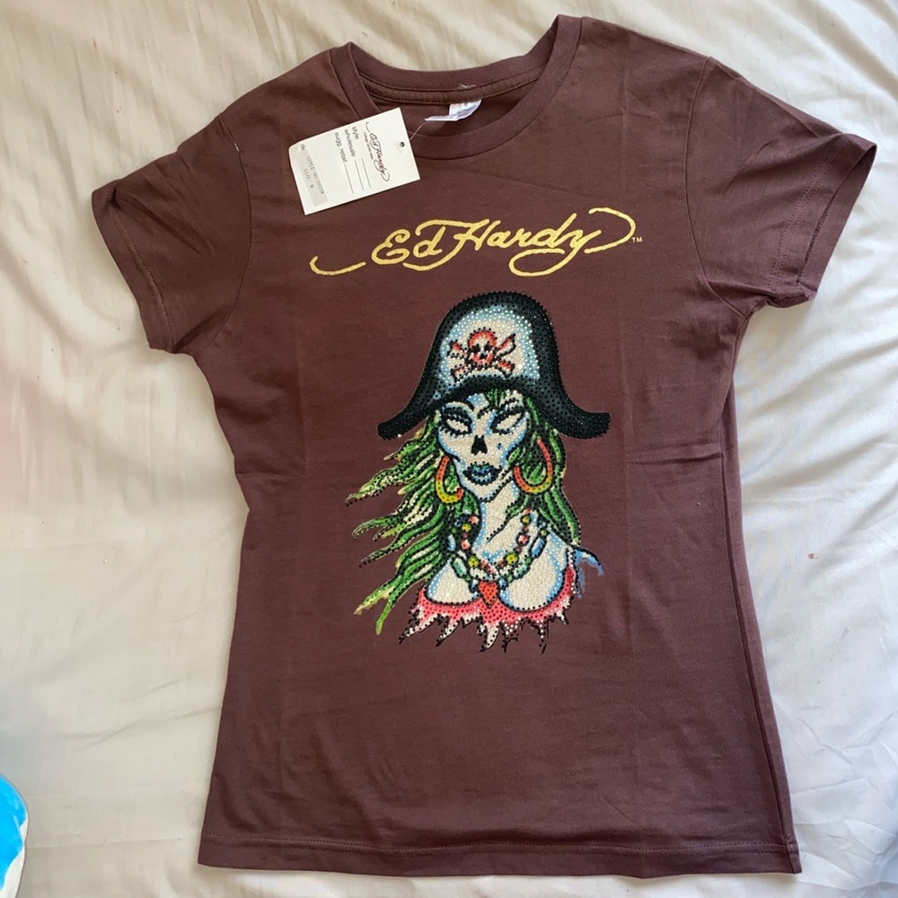 Brown Ed Hardy Too